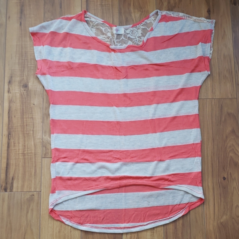 Blushed Lace Top